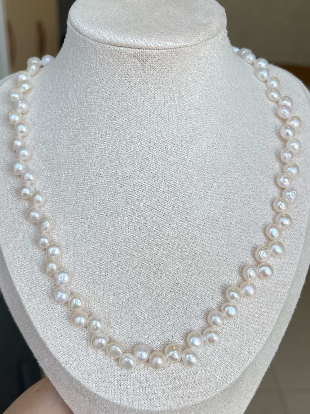 Classic White Pearl Strand Necklace - Women Jewelry 74